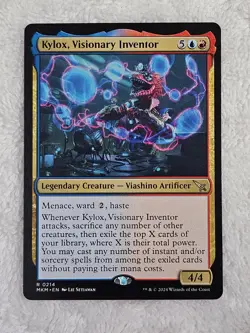 MTG Kylox, Visionary Inventor #214 Murders at Karlov Manor Magic Card Rare NM - Image 1