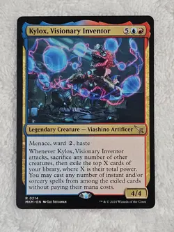 MTG Kylox, Visionary Inventor #214 Murders at Karlov Manor Magic Card Rare NM - Image 2