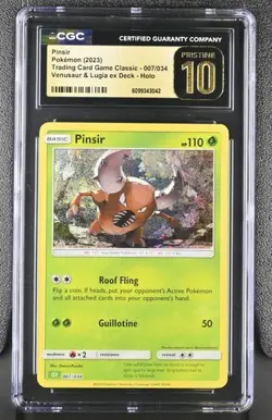 Pinsir *CGC PRISTINE 10* Holo *Classic Collection* #7 * Pokemon - Image 1