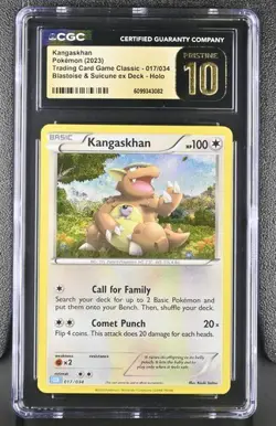 Kangaskhan *CGC PRISTINE 10* Holo *Classic Collection* #17 * Pokemon - Image 1