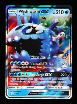* * 1x Wishiwashi GX 38/145 x1 * * Guardians Rising Pokemon Unplayed NM - Image 1