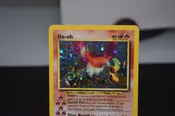 2000 Pokemon, HUGE SWIRL, Neo Revelation Ho-Oh Holo 7/64 - Vintage WOTC, HEAVY P - Image 3