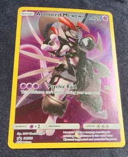 Pokemon TCG Armored Mewtwo SM228 Black Star Promos Holo 2019 MP - Image 3