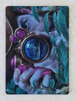 MTG Undergrowth Recon Art Card #16 Murders at Karlov Manor Gold Signature NM - Image 2