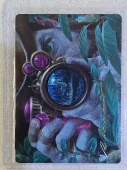 MTG Undergrowth Recon Art Card #16 Murders at Karlov Manor Gold Signature NM - Image 4