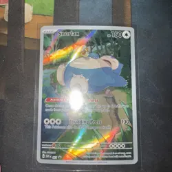 Pokemon TCG Snorlax 051 Promo Scarlet & Violet Black Star 151 Promo - Image 1
