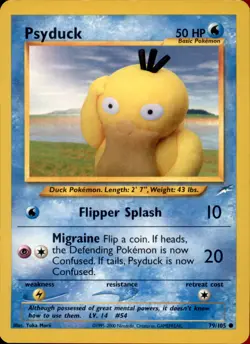 Psyduck 079/105 Unlimited - Pokemon Neo Destiny - Image 1