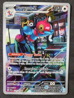 Pokemon TCG Porygon-Z Sv04: Paradox Rift 214/182 Illustration Rare Holo - Image 1