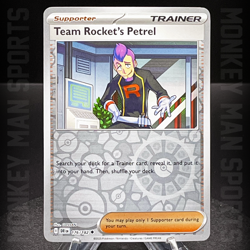 Pokemon TCG Destined Rivals - Team Rocket's Petrel - 176/182 REVERSE HOLO MINT - Image 1