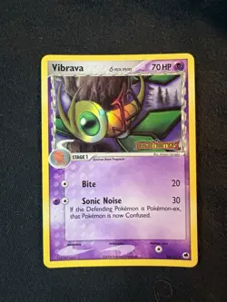 Pokemon Vibrava 42/101 EX Dragon Frontiers Reverse Holo Uncommon 70HP 2006 - Image 1