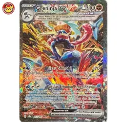 Greninja ex SV6s 217/167 SAR Mask of Change SIR Pokemon Indonesia - Image 1