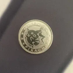Vintage Pokemon Pikachu Metal Coin #25 2000 Nintendo Wizards - Image 1