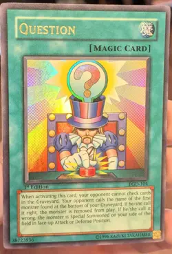Question PGD-104 1st Edition NM [Yu-Gi-Oh! Pharaonic Guardian, Ultra Rare] - Image 3