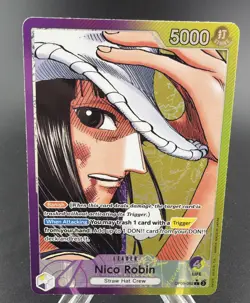 Nico Robin Leader Alt Art OP09-062 English One Piece Emperors in the New World - Image 1