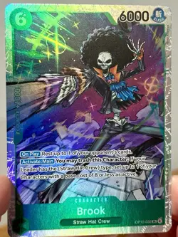 Brook SR OP15-032 Super Rare - Adventure On Kami’s Island One Piece English NM - Image 2