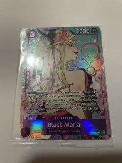 One Piece TCG Black Maria OP08-074 Illustration Box Vol.2 Promo SEALED Foil - Image 1