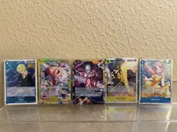 One Piece TCG NM OP15/EB04 Lot of Sanji Luffy Enel Borsalino Rebecca - Image 1