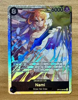 One Piece Nami OP15-086 SR Adventure on KAMI’s Island English TCG - NM/Mint - Image 1