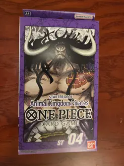 One Piece TCG Starter Deck (ST-04: Animal Kingdom Pirates), English New Sealed - Image 1