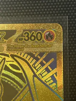 Mega Charizard Y EX No. 294/217 Ascended Heroes Pokemon Card Gold - Image 5