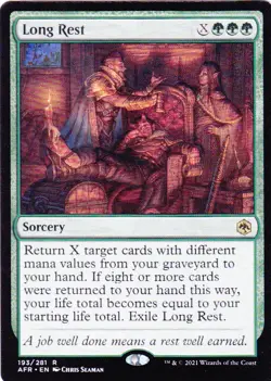 D & D ADVENTURES IN THE FORGOTTEN REALMS..LONG REST..MTG..NRMT NP..RARE - Image 1