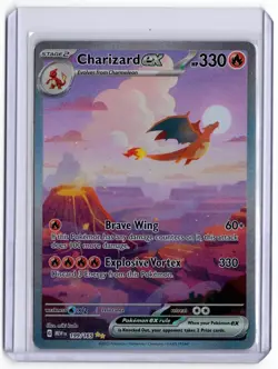 CHARIZARD EX 199/165 SCARLET & VIOLET 151 RARE SPECIAL ILLUSTRATION POKEMON CARD - Image 1