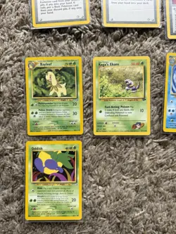 Vintage Non Halo Pokemon Card Lot 29 Trainer Misty’s Wrath Golbat Fossil Flute - Image 5