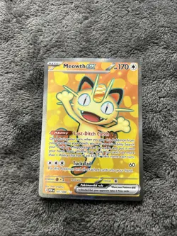 Pokemon TCG Meowth Ex 107/088 Perfect Order Ultra Rare Holo NM Card - Image 1