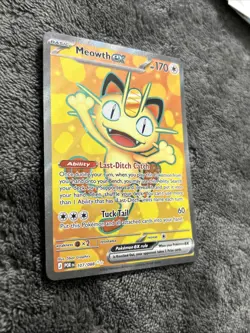 Pokemon TCG Meowth Ex 107/088 Perfect Order Ultra Rare Holo NM Card - Image 3