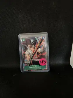 OP12-030 Dracule Mihawk SR Alt Art AA One Piece Card Game TCG CCG English - Image 1