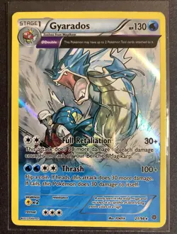 Pokemon TCG BREAKpoint Gyarados 21/122 Holo Stage 1 Card Nintendo English - Image 1