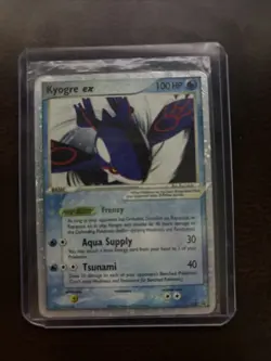 Pokemon TCG Kyogre-EX Black Star Promos Holo Card 37 - Image 1