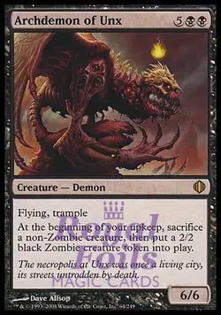 Archdemon of Unx 2x FOIL ALA MTG Shards of Alara Rare MINT black - Image 1