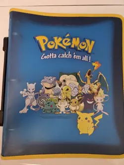 Vintage Pokemon Card Storage 3 Ring Zipper Binder Gotta Catch Em All Folder 1999 - Image 1