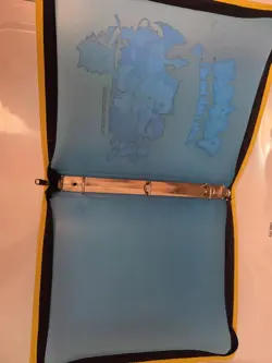 Vintage Pokemon Card Storage 3 Ring Zipper Binder Gotta Catch Em All Folder 1999 - Image 3