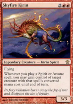 MTG - Skyfire Kirin - Saviors of Kamigawa - NM, English Magic FLAT RATE SHIP - Image 1