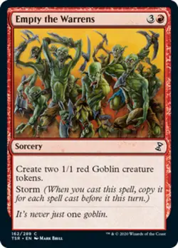 x4 Empty the Warrens C MTG Time Spiral Remastered M/NM, English - Image 1
