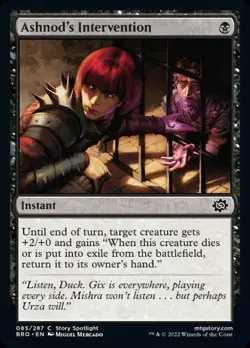 MTG 4x x4 Ashnod's Intervention The Brothers' War cards Magic the Gathering card - Image 1