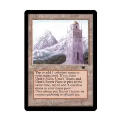 WotC MtG Antiquities Urza's Tower - Mountains (C) Fair - Image 1