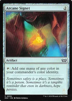 Arcane Signet 92 Commander: Duskmourn: House of Horror Magic: The Gathering NM - Image 1
