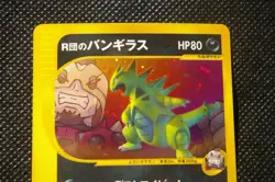 Pokemon Japanese Card e Rocket vs Tyranitar - Image 3