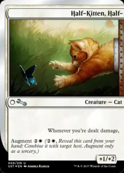 Half-Kitten, Half- - Near Mint MTG Unstable - Image 1