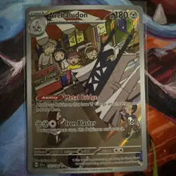 Archaludon 155/142 Pokemon TCG SV07: Stellar Crown Illustration Rare NM - Image 1