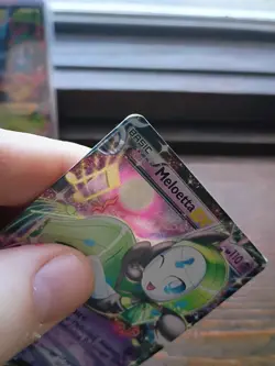 Pokemon Legendary Treasures: Radiant Collection #RC11/RC25 Meloetta EX DMG - Image 4