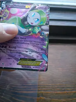 Pokemon Legendary Treasures: Radiant Collection #RC11/RC25 Meloetta EX DMG - Image 5
