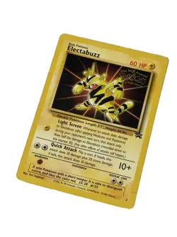 Electabuzz #2 - WOTC Movie Black Star Promo - WB Presents Stamp - 1999 Pokemon - Image 1