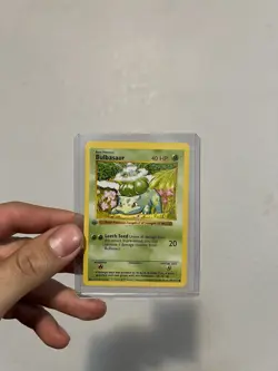 Pokemon 1st edition Base Set Bulbasaur 44/102 LP - Read description - Image 1