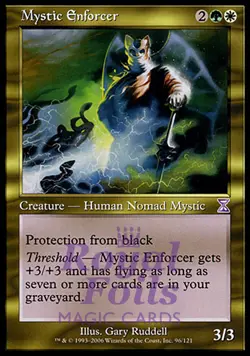 Mystic Enforcer 1x FOIL TSS MTG Time Spiral Timeshifted MINT green white - Image 1