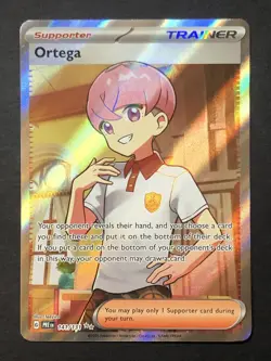 Pokemon TCG Ortega 141/131 Prismatic Evolutions Full Art Ultra Rare NM - Image 1