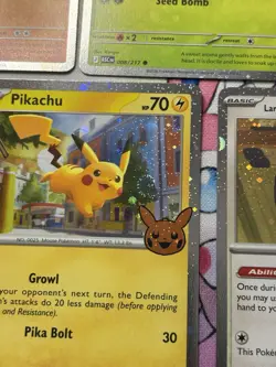 Pokemon Cosmos Holo Lot 14 NM w/ Gengar & Pikachu w/ Swirl - Image 2